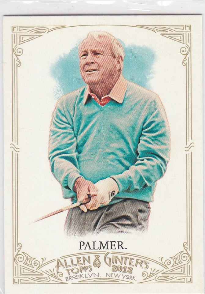 ARNOLD PAMLER 2012 Topps Allen & Ginter's GOLF CARD PGA Tour Ryder Cup LEGEND! - Image 1 of 2