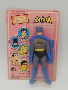 1979 MEGO WGSH BATMAN INTERNATIONAL CARDBACK NICHT ABNEHMBARE MASKE BESCHÄDIGUNG - Bild 1 von 24