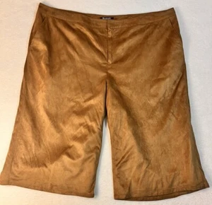 Roamans Women’s Plus Size Shorts Size 24W Gold With Lining - Picture 1 of 17