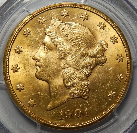 1901-S PCGS MS63 $20 LIBERTY HEAD GOLD Cover
