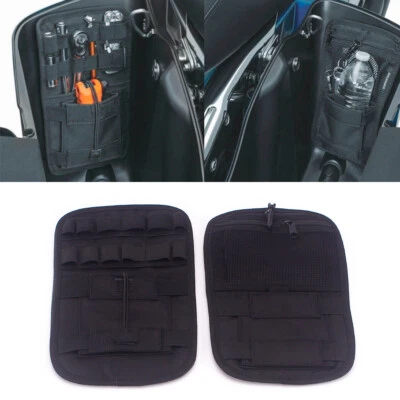 Bolsa organizadora de almacenamiento de alforja negra para Harley Touring bolsa dura 1980-2019 Foto 1 de 4