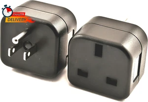 VCT VP18 UK zu USA Stecker Adapter konvertiert 3 Pin britischen Stecker zu 3 Zinken geerdet - Bild 1 von 12