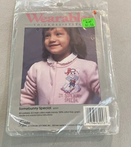 NIP Somebunny Special 60253 Wearables To Cross Stitch Kit - Picture 1 of 3