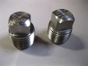 Enchufe de tubo de cabeza cuadrada de acero inoxidable de 2 unidades 1/2" tipo 304 NO FUNDIDO - Imagen 1 de 5