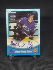 1999 Bowman CHL Autographs Silver #BA14 Marc-Andre Thinel