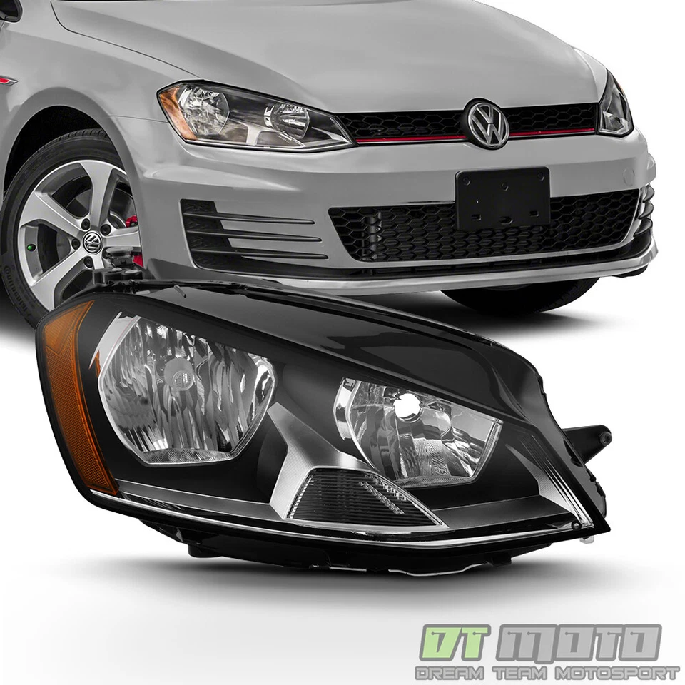 New [Right,Passenger Side] 2015~2017 Volkswagen Golf Halogen Headlight Headlamp - Imagem 1 de 4