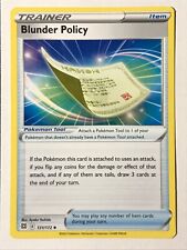 Blunder Policy 131/172, SWSH - Brilliant Stars, REVERSE HOLO, Pokemon NM