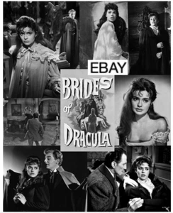BRÄUTE VON DRACULA 1960 WWC COLLAGE FILM FOTO PETER CUSHING YVONNE MONLAUR - Bild 1 von 1