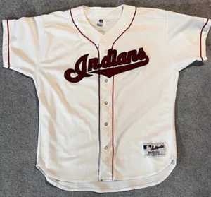 Vintage Authentic Cleveland Indians On-Field Russell Athletic 48 (chief wahoo) - Picture 1 of 4