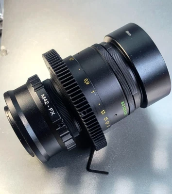 Soviet Lens Classic Helios 44-2 58mm f/2 M42 mount adapter Fuji Film F/ X - Image 1 of 4