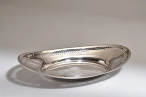 Monograma de placa de pan de plata esterlina distintivo - 12" pulgadas de largo - Imagen 1 de 8