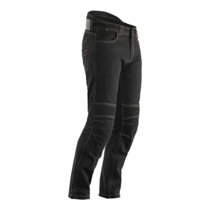 RST ARAMID CE Negro TECH PRO Refuerzo Abrasión Arrastre Denim Motocicleta Armadura Jean - Imagen 1 de 4