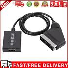 Portable Hdmi Compatible To Scart Converter 720P  1080P Video Audio Adapter