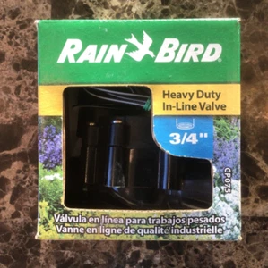 RAIN BIRD Heavy Duty In-Line Valve 3/4” CP075 - Picture 1 of 8