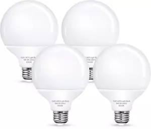 G25 LED Vanity Light Bulbs, 100W LED Globe Bulb Equivalent, 9W LED Vanity Bulbs - Picture 1 of 12