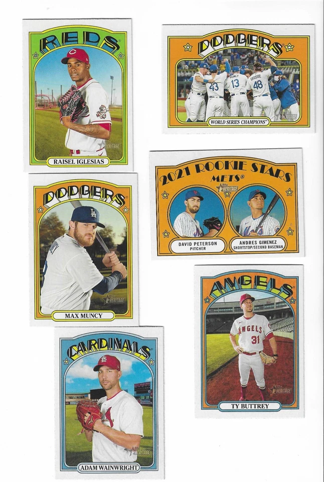 2021 Topps Heritage U-PICK Finish your set BIG SAVINGS ON MULTIPLE SELECTIONS - Image 1 of 1