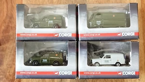 "Juego de cuatro "VEHÍCULO DE OFICINA DE CORREOS"" Corgi Trackside PO1004 escala 1:76 NUEVO - Imagen 1 de 3