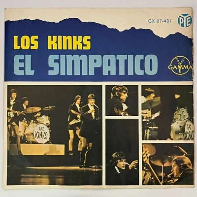 LOS KINKS - EL SIMPATICO - RARE MEXICAN 7" EP PS, MOD - Image 1 of 4
