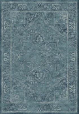 BLUE 8' X 10' Flaw in Rug, Reduced Price 1172740725 VTG114-7220-8 - Image 1 of 3