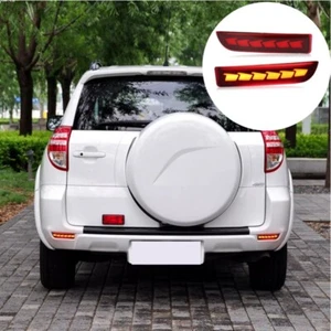 Para Toyota RAV4 2006-2012 LED Parachoques Trasero Reflector Luz De Freno Lámparas DRL - Imagen 1 de 10