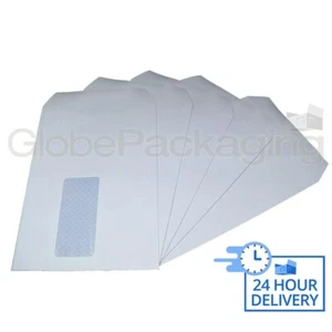 5000xC5/A5 buste finestra bianche autosigillante 90gsm - Foto 1 di 6