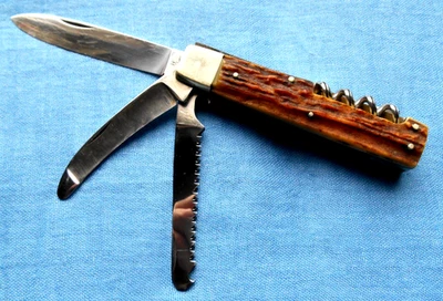 altes Zwilling Friodur J.A. Henckels " Jagd Taschenmesser Messer Toll !! - Bild 1 von 4