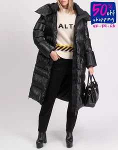 RRP€1320 GOLDBERGH Jett Quilted Jacket EU36 US6 UK8 S Partial Down Padding - Picture 1 of 10