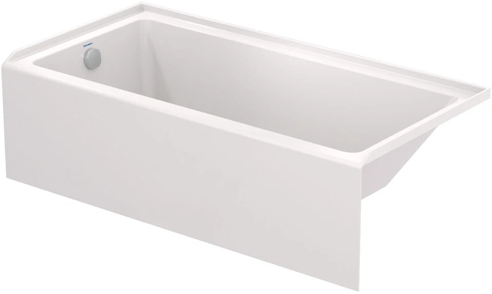 Duravit 700652-L Duravit No.1 60" tres paredes alcoba acrílico - blanco Foto 1 de 3