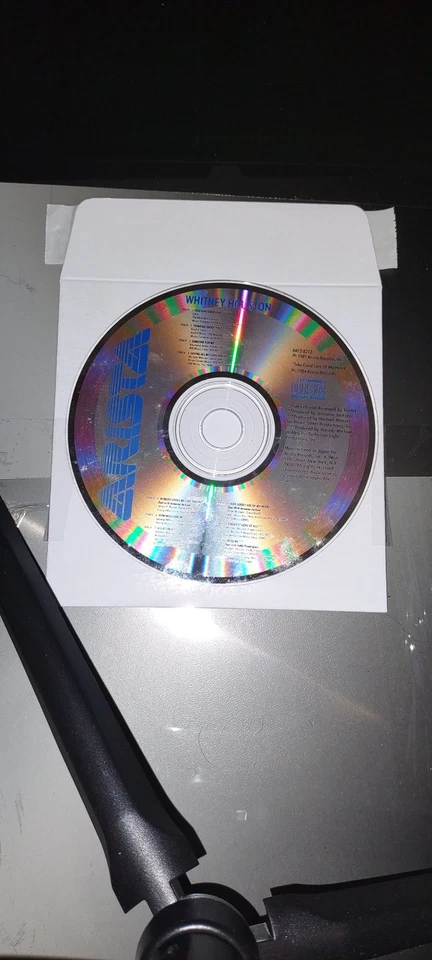 Whitney Houston CD 1985 Arista Self Titled Debut Album Silver Disc Pop RnB - Image 1 of 1