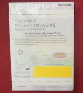 Microsoft Office 2000 Premium and Professional New sealed with Product Key - Picture 1 of 2