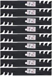9 Rotary® 6300 Mower Blades for Bad Boy® Bunton® Hustler® Scag® 32" 48" Deck - Picture 1 of 7
