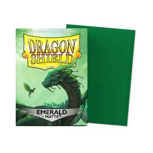 Dragon Shield Juego Fundas 100ct - Mate Esmeralda Estándar - Imagen 1 de 1
