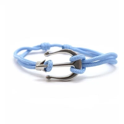 Omega seamster bracelet cord stainless steel trident blue - Image 1 of 4