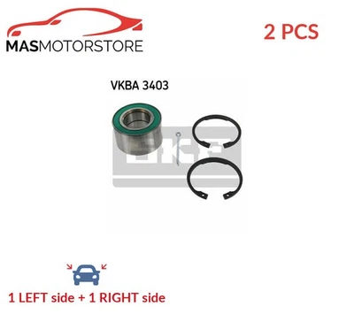WHEEL BEARING KIT SET PAIR FRONT SKF VKBA 3403 2PCS P NEW OE REPLACEMENT - Image 1 of 4