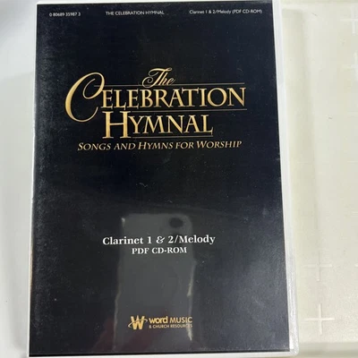 The Celebration Hymnal Clarinet 1 & 2 Melody Orchestra Part PDF CD-ROM Word - Image 1 of 4