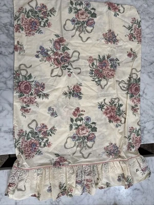 Vtg JC Penney Pillowcase VICTORIA Supreme Collection NWOT Cottage Lace - Image 1 of 4