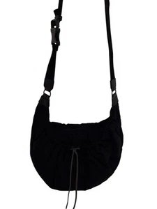 TED BAKER Ladies Large Black Zip-Up Crossbody Everyday Use Bum Bag Pre - Loved - Picture 1 of 21