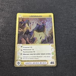 Chaotische TCG Uboraan Rare Holo Karte 34/100 - Bild 1 von 2