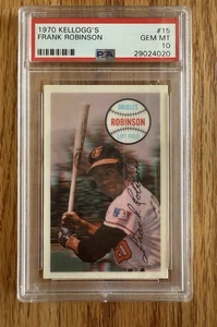 1970 Kellogg's #15 Frank Robinson PSA 10!! Gem!! Beautiful!! - Picture 1 of 2
