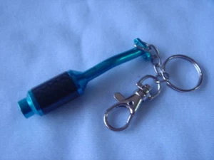 CAR TAILPIPE MODEL KEY CHAIN KEYCHAIN BLUE CARBON - Imagen 1 de 1