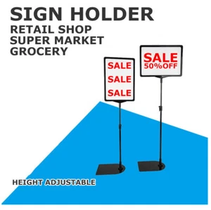 A3 A4 A5 Floor Sign holder frame stand retail display price grocery supermarket - Picture 1 of 9