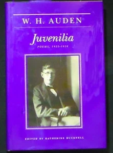 Juvenilia: Poems, 1922-1928 by W.H. Auden HB/DJ 1994 1st ed, FINE/FINE - Imagen 1 de 2