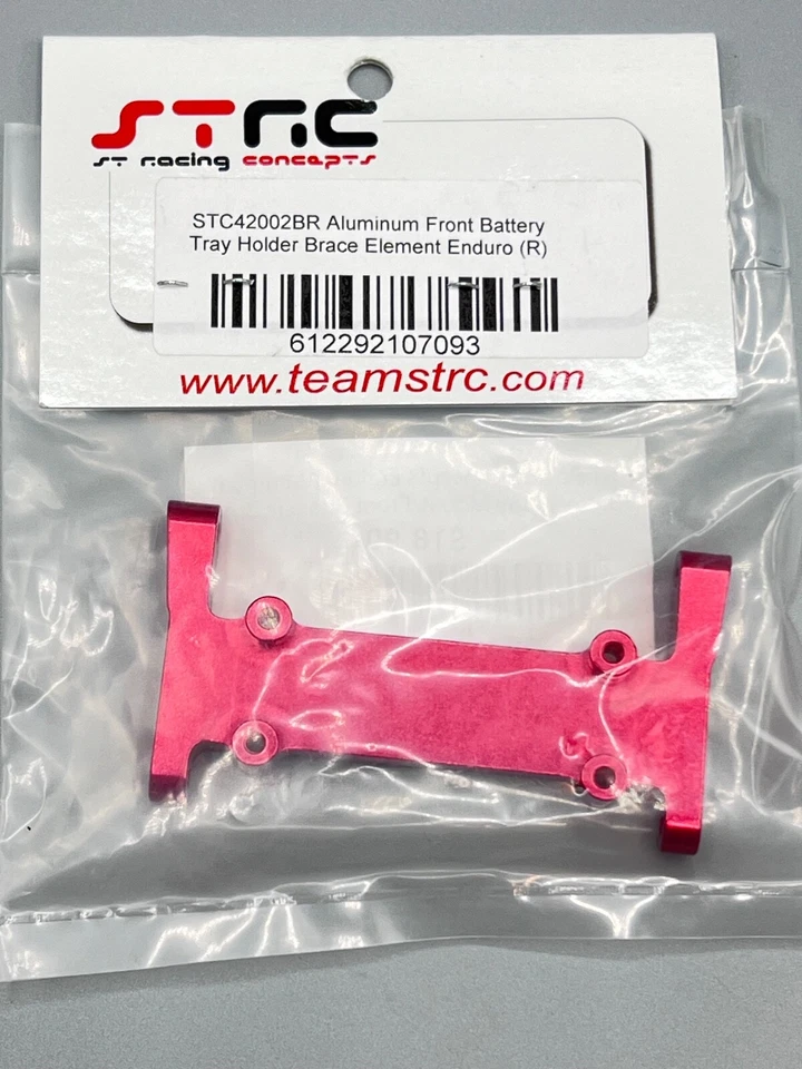 NEW STRC Element Enduro Aluminum Battery Tray/Front Chassis Brace STC42002BR - Image 1 of 1