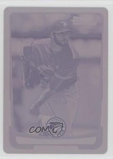 2012 Bowman Chrome Printing Plate Magenta 1/1 Brandon Morrow #13 1h1