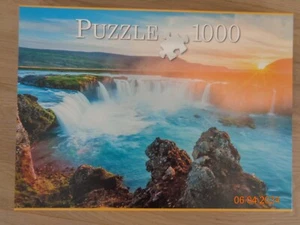 Puzzle 1000 Teile / Godafoss Wasserfälle Island - Bild 1 von 6