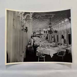 Vintage Photo Photograph Steamer Ship Boat Interior City of Providence Dining - Picture 1 of 7