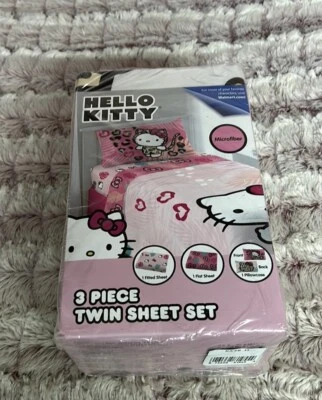 Juego de sábanas dobles/microfibra Hello Kitty Wild Jungle 3 piezas Foto 1 de 2