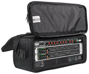 Rockville RRB40 4U Rack Bag Double-Sided Case with 12" Depth + Shoulder Strap - Picture 1 of 11