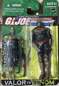 VINTAGE 2003 GI JOE ACTION FORCE SAND VIPER 3.75" ACTION FIGURE Army Builder - Picture 1 of 5