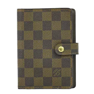 Louis Vuitton Agenda PM R20700 Damier Ebene Canvas Braun Gold - Bild 1 von 10